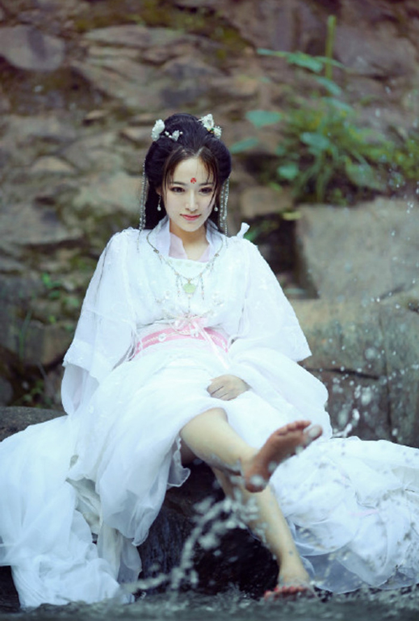 漢服  對襟齊胸襦裙