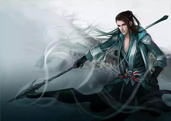 古風(fēng)圖片，戰(zhàn)場上的男子