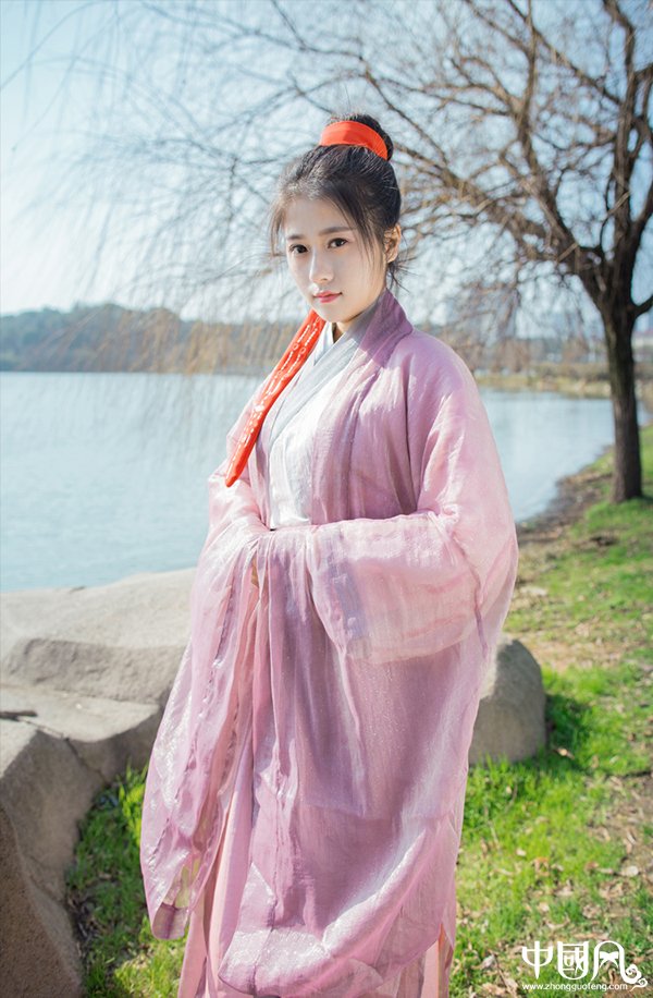 漢服魏晉風立領大袖衫