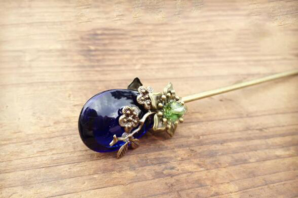 大水滴古典家佳樂文學盤發(fā)發(fā)簪單簪