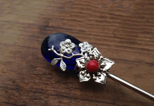 大水滴古典家佳樂文學盤發(fā)發(fā)簪單簪