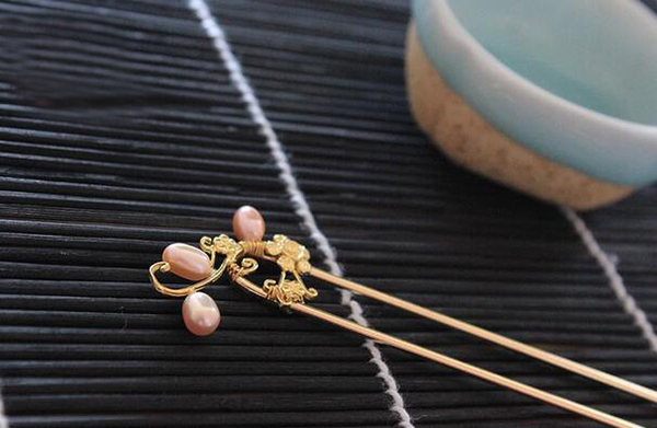 家佳樂文學發(fā)簪  珍珠發(fā)簪發(fā)釵