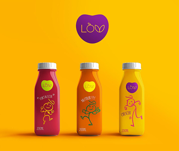 果蔬汁包裝設(shè)計(jì)圖，創(chuàng)意果蔬產(chǎn)品包裝