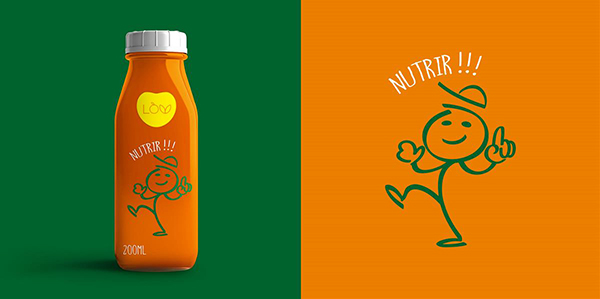 果蔬汁包裝設(shè)計(jì)圖，創(chuàng)意果蔬產(chǎn)品包裝