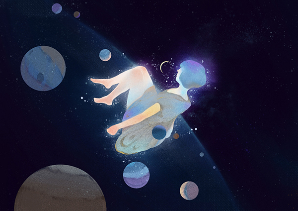 孤獨(dú)的插畫，百年孤獨(dú)系列