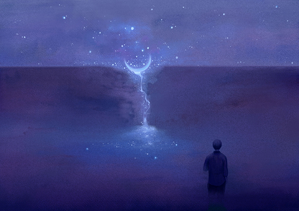 孤獨(dú)的插畫，百年孤獨(dú)系列