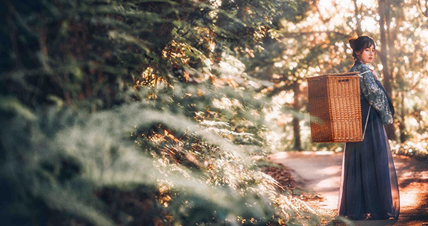 人像攝影，古裝女子人像攝影照片