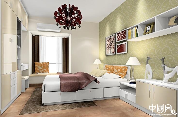 臥室床的擺設風水圖解