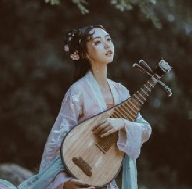 四款清新淡雅漢服,飄逸襦裙?jié)h服圖片