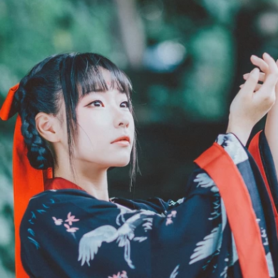 俏皮可愛漢服女子頭像，唯美古風(fēng)真人頭像