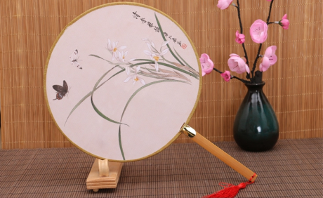 古風系列圖案的家佳樂文學復古團扇