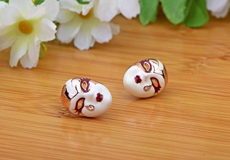 優(yōu)雅的家佳樂文學京劇臉譜耳環(huán)