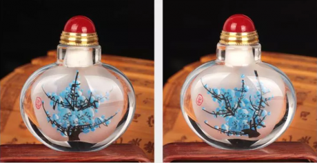 壺里有乾坤，手工內(nèi)畫鼻煙壺