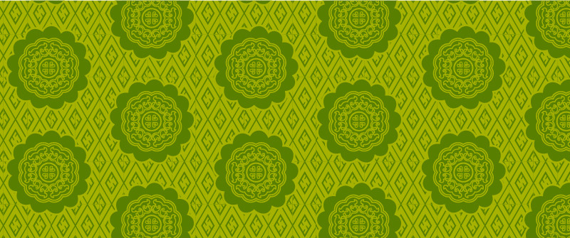 中國(guó)明代服飾復(fù)古圓花圖案系列一，矢量素材