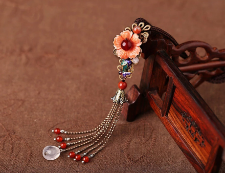 復(fù)古立體花朵毛衣鏈，民族風(fēng)項鏈?zhǔn)罪? / data-5bEy=