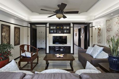 新中式裝修設(shè)計(jì)，裝修設(shè)計(jì)會(huì)舍圖(七)