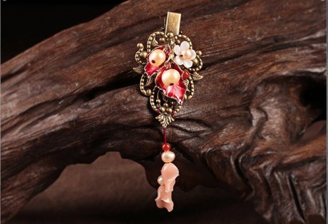 嬌艷典雅發(fā)夾，生動(dòng)曼妙的發(fā)夾頭飾