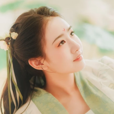 小清新漢服少女頭像，唯美古風(fēng)真人頭像
