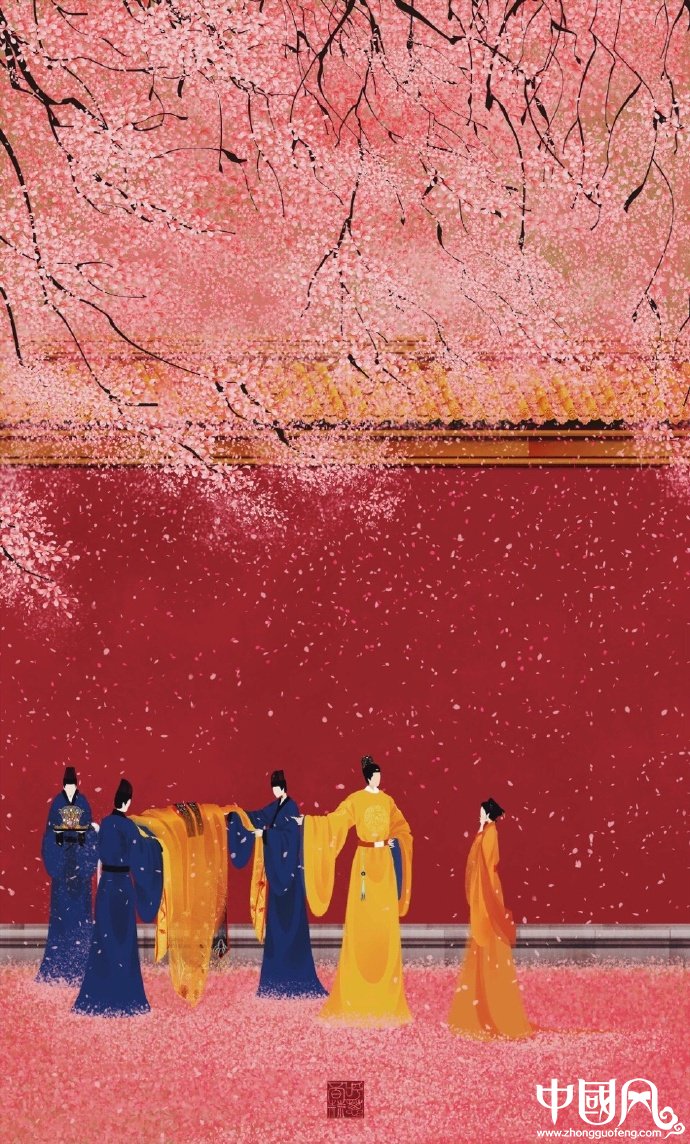 高清無臉古風(fēng)插畫欣賞，令人遐想的手繪插畫圖