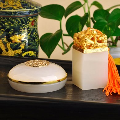 金絲入扣，細(xì)膩晶瑩的文房印璽（四）