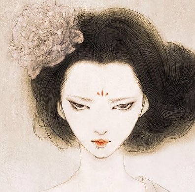 仕女古風(fēng)手機壁紙插畫，別樣的古風(fēng)女子風(fēng)情