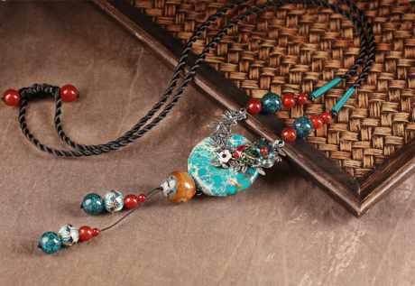 魚韻帝皇石毛衣鏈時(shí)尚大氣項(xiàng)鏈?zhǔn)罪? / data-2Dpw=