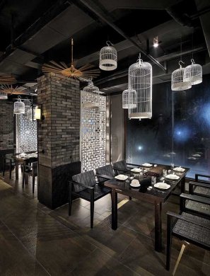 簡約時尚的東方美，意境餐廳設(shè)計