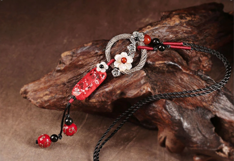 家佳樂文學(xué)陶瓷配飾復(fù)古毛衣鏈項鏈?zhǔn)罪? / data-0gZv=