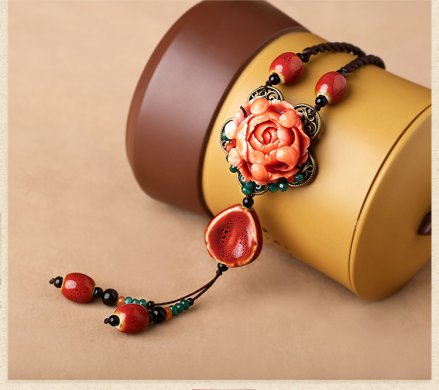 復(fù)古花朵毛衣鏈項(xiàng)鏈?zhǔn)罪? / data-5Uot=