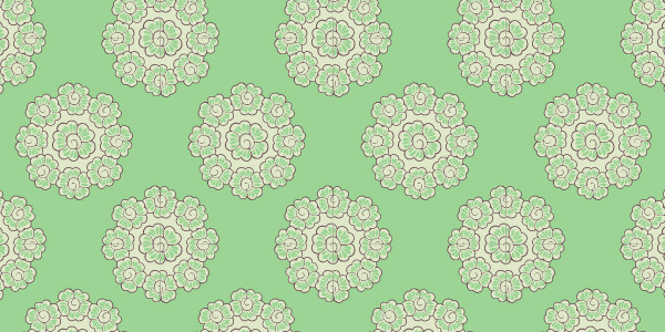 中國(guó)傳統(tǒng)唐代服飾寶相花紋圖案九，矢量素材