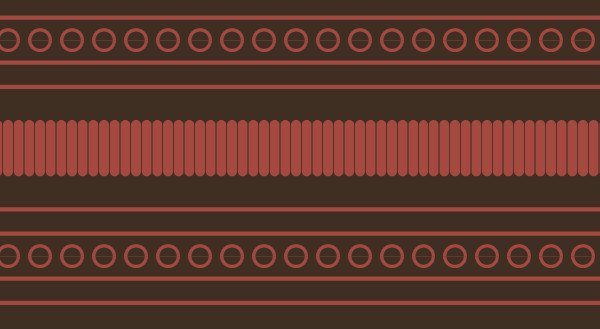 中國傳統(tǒng)唐代服飾聯(lián)珠紋圖案十，矢量素材