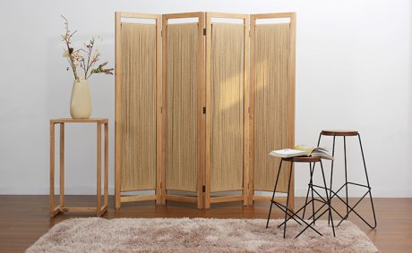 實木屏風隔斷玄關，現(xiàn)代簡約中式折屏