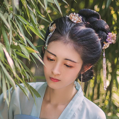 家佳樂文學清風唯美古風女生真人頭像