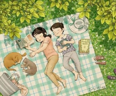 暖心插畫：有你的陪伴，童年從來(lái)不孤單