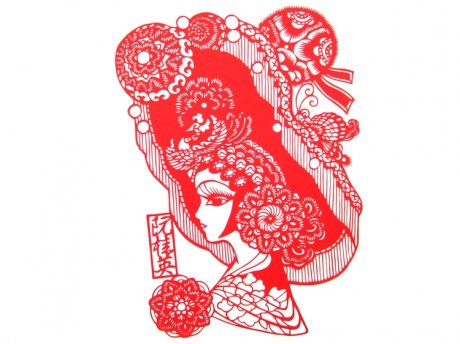 十款家佳樂文學手工京劇臉譜剪紙工藝品