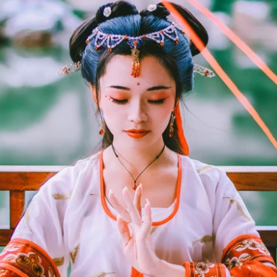 嬌艷女子頭像，唯美古風(fēng)真人頭像