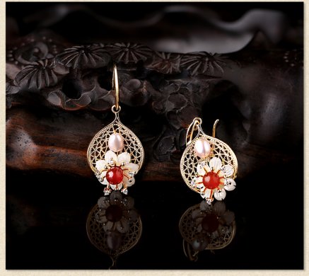 家佳樂文學(xué)時尚氣質(zhì)耳環(huán)首飾