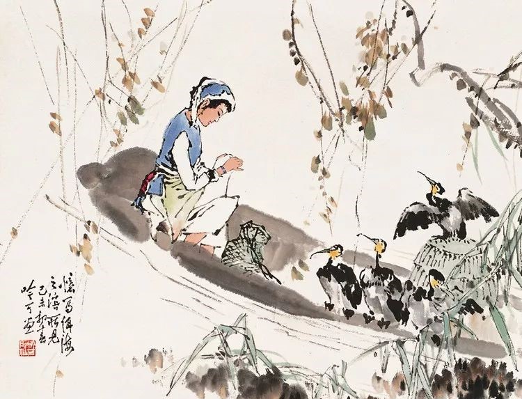 詩意中國(guó)畫:宋吟可人物國(guó)畫欣賞