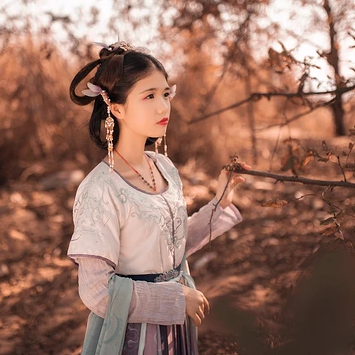 文藝小清新女生頭像，唯美古風(fēng)真人頭像