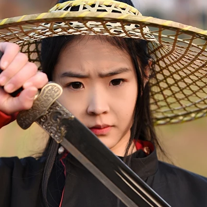 霸氣斗笠?guī)П髋^像，唯美古風(fēng)真人頭像