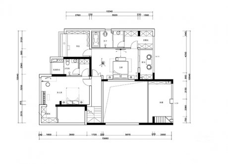 新中式裝修設(shè)計圖，會舍裝修設(shè)計圖
