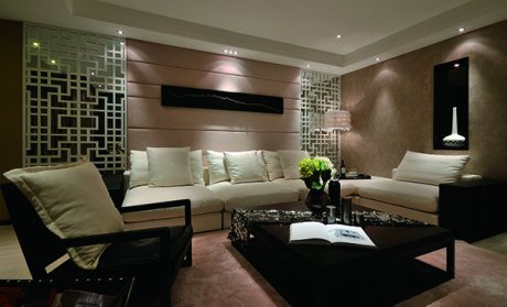 金域中央，簡約式新中式裝修設(shè)計(jì)