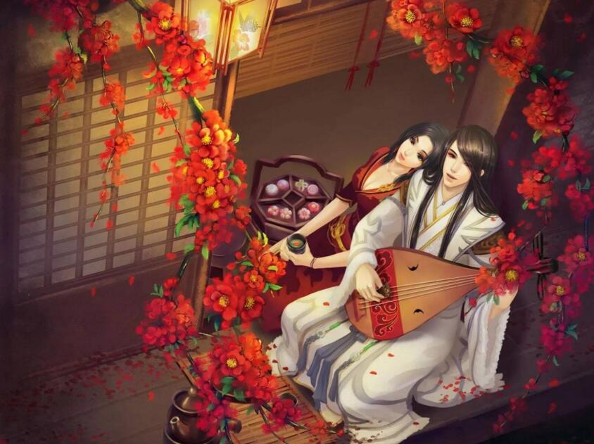 唯美的古風(fēng)句子：凄涼別後兩應(yīng)同