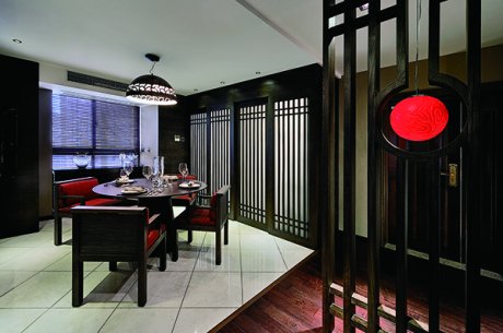 融僑華府，新中式會舍裝修設(shè)計