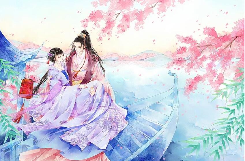 唯美的古風句子:揉碎殷紅的相思