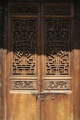 古建筑的眼睛，花樣隔窗