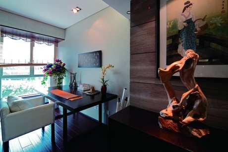 新中式別墅裝修，天邑灣樣板圖