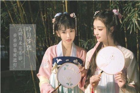 吟月羅裳 齊胸對(duì)襟襦裙