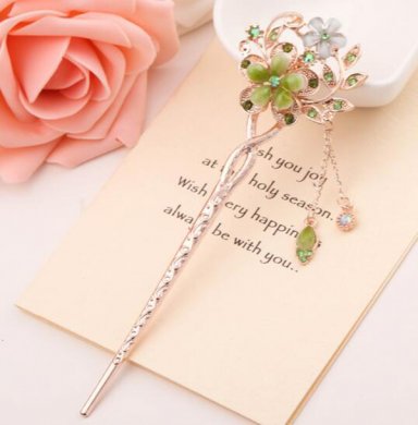 家佳樂文學(xué)發(fā)簪 流蘇步搖發(fā)簪