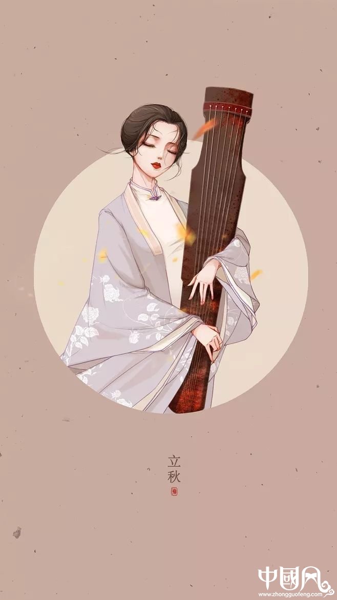 二十四節(jié)氣美人圖，唯美古風(fēng)手機壁紙圖集